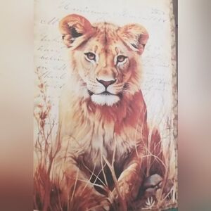 Junk Journal Booklet "WILD KINGDOM" Nature HANDMADE +Ephemera FULL SIZE 40pg